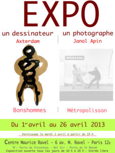 affiche abstraite - axterdam