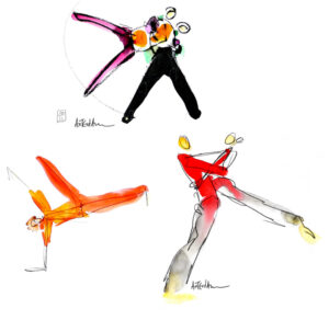 axterdam - danses -dessins