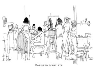axterdam - dessins - carnet d'artiste